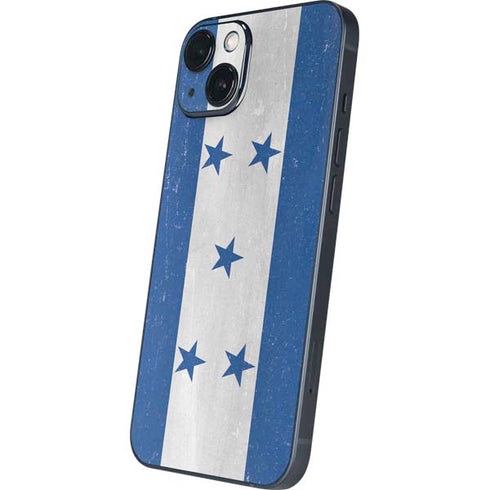 Honduras Flag Distressed iPhone 14 Plus Skin